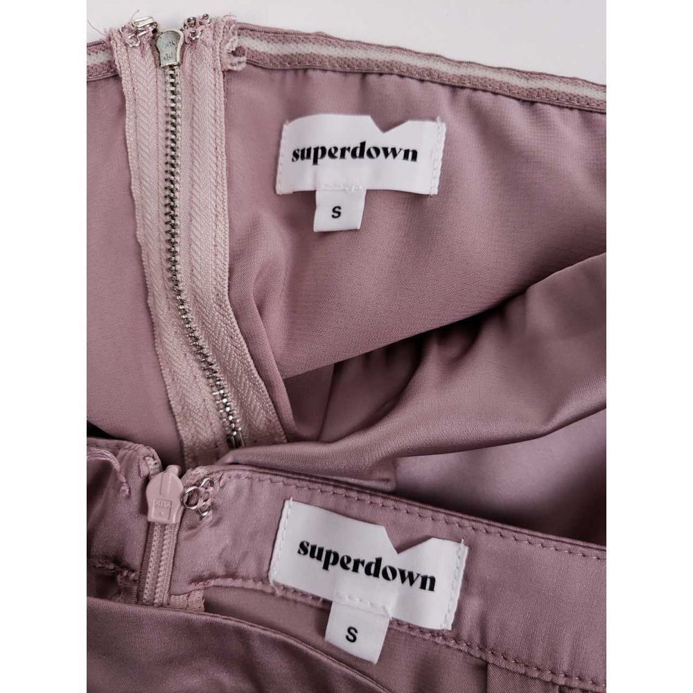 superdown Evelina Satin Two Piece Bandeau Pant Set - Picture 7 of 8